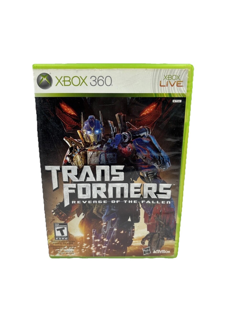 Transformers Revenge of the Fallen Xbox 360 No Manual Tested